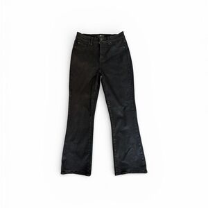 7 For All Mankind Black Coated Bootcut Jeans Women’s size 25